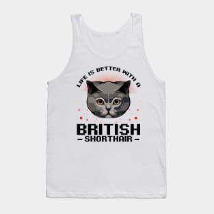 British Shorthair Cat Tank Top